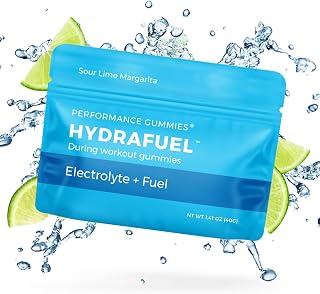 SGC Seattle Gummy Company – HydraFuel Electrolyte Hydration Gummies –12-Pack Margarita – Enhanced Athletic Performance and Hydration Support – Quick Carbohydrates and Electrolytes