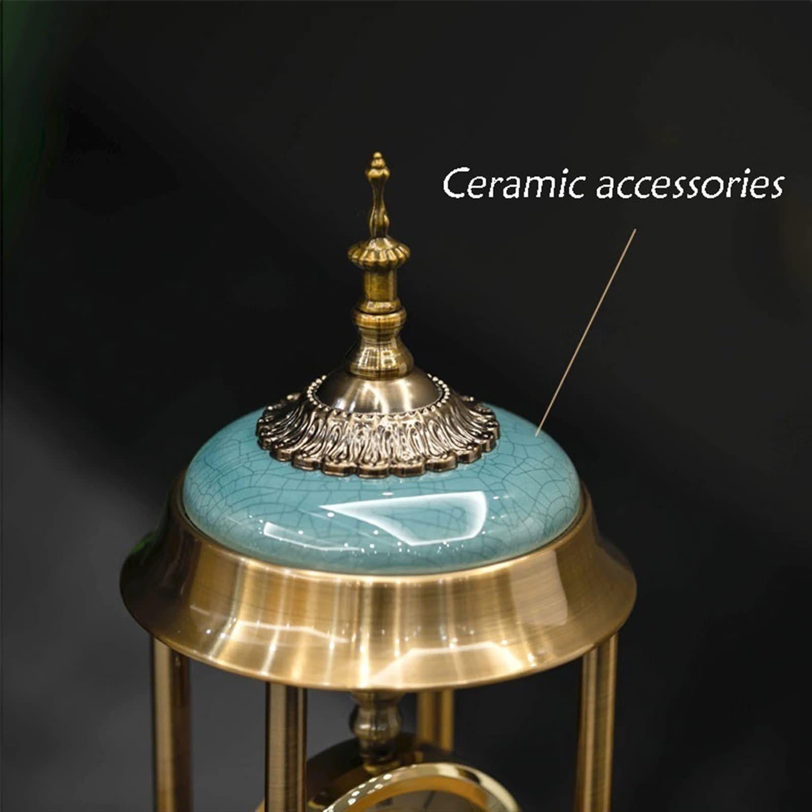 Décorative Horloge de Table de Luxe lumière européenne décoration intérieure exquise Horloge silencieuse de Table Horloge décorative de cheminée pour Bureau Chambre Table