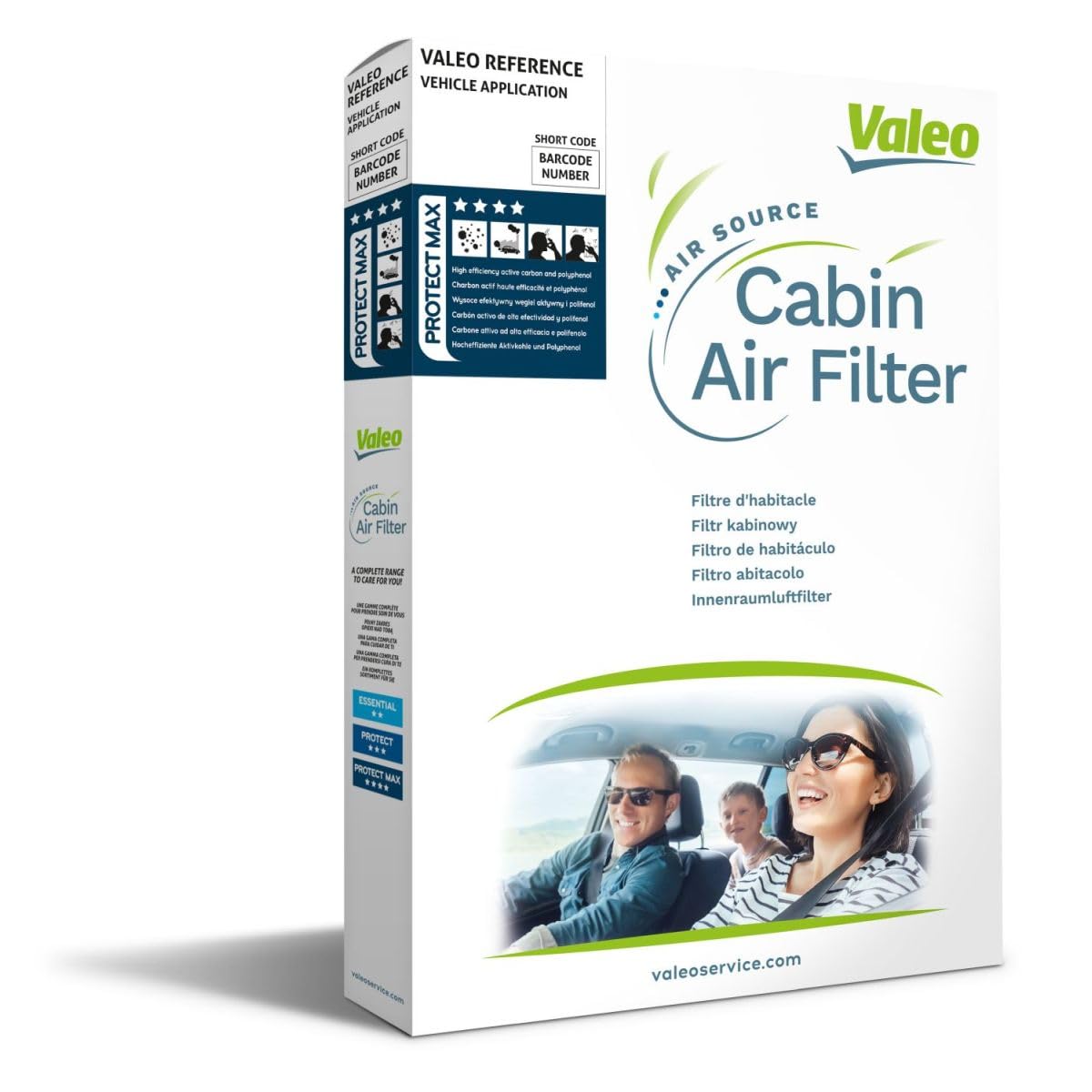 Filtre Habitacle VALEO PROTECT - Charbon Actif Contre Pollen, Poussière Et Odeurs