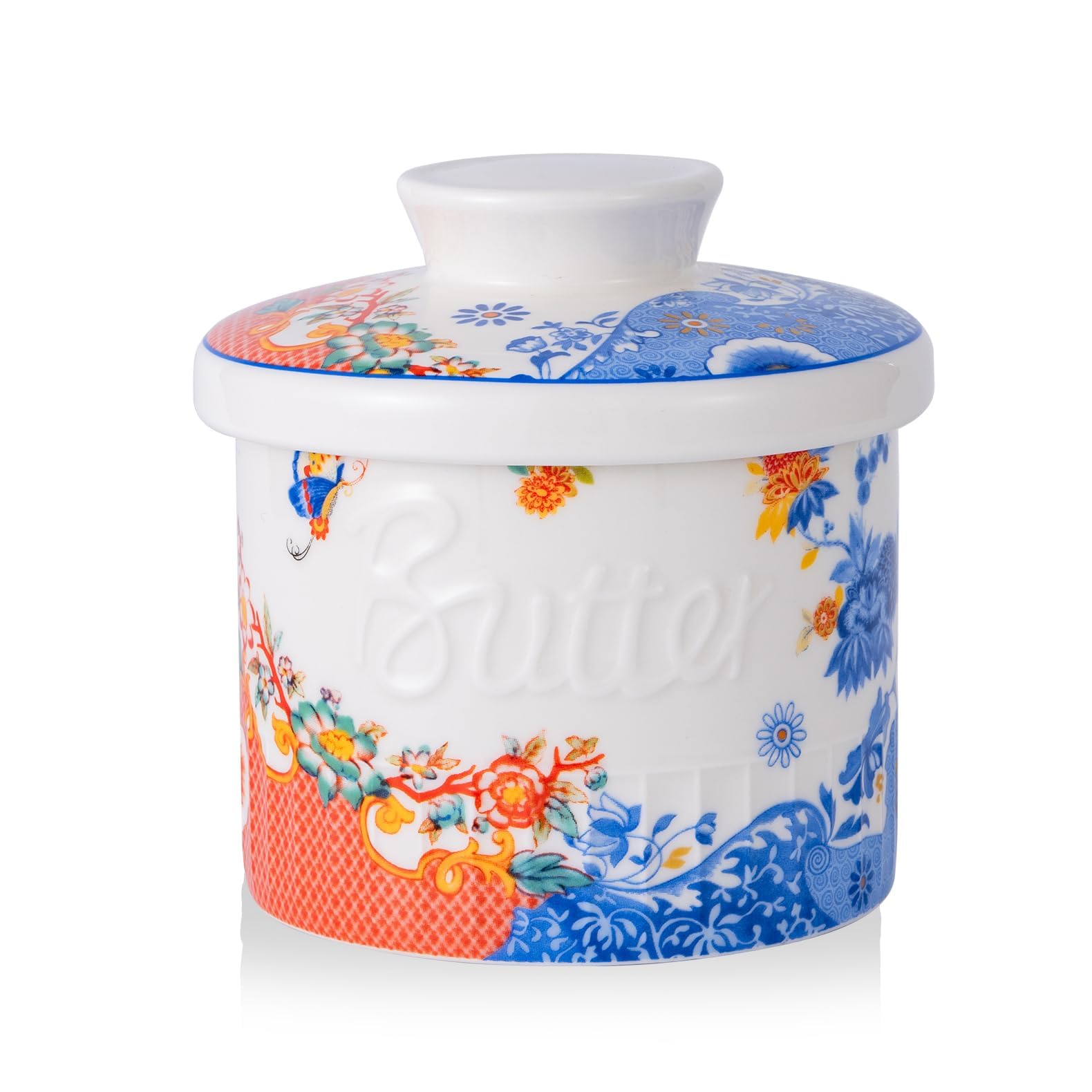 TEATALK French Butter Keeper (Boho Floral)