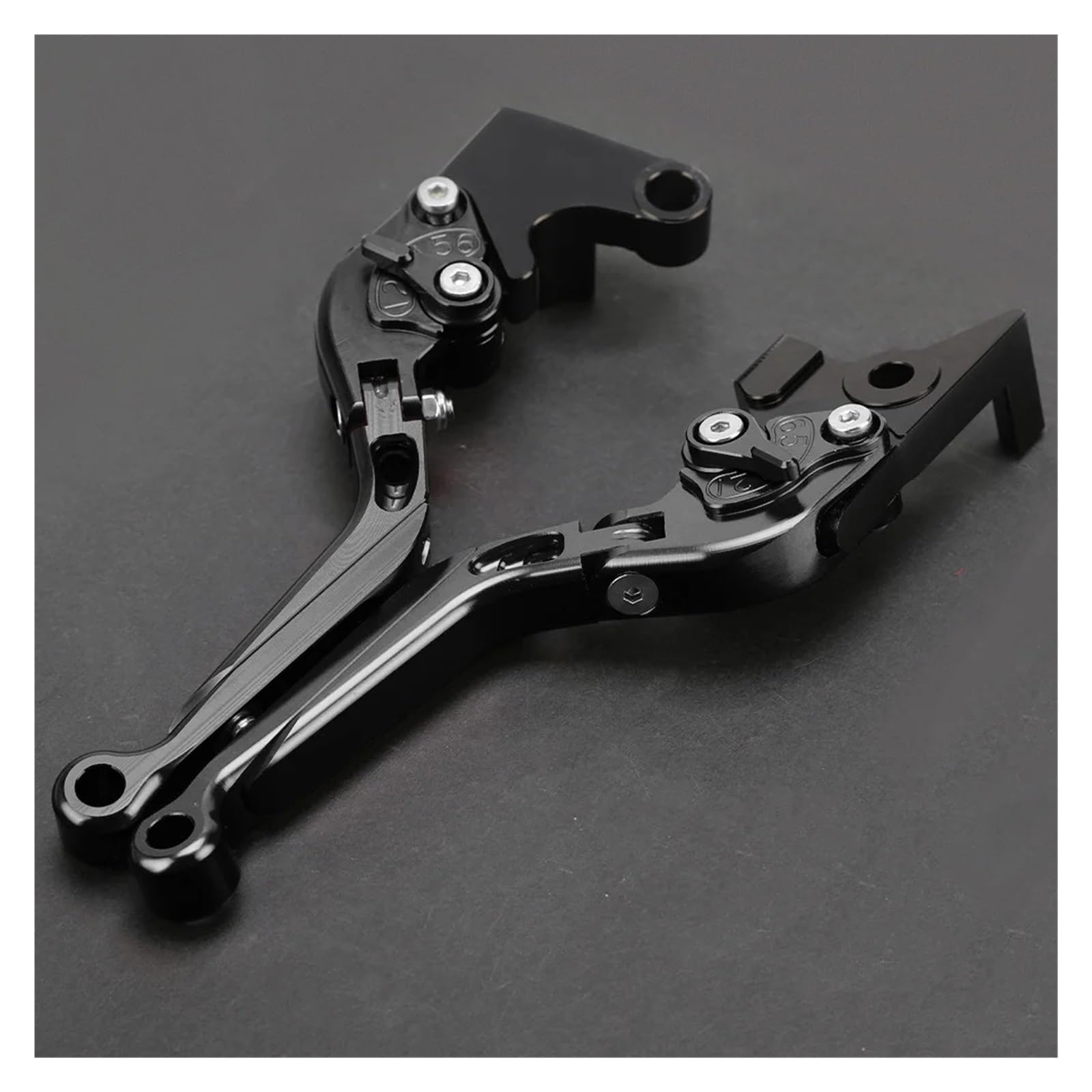 JWQEBNS Motorcycle Brake Clutch Levers for Ducati Streetfighter 848 S4RS Panigale V4 1200/S/GT Motorcycle Brake Clutch Levers Extendable Handles(A Style)