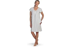 Miss Elaine Short 100% Cotton Gown for Women