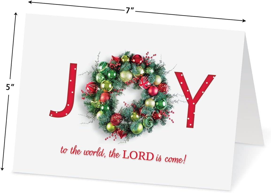 Colorful Images Great Joy Christmas Cards - Set of 24 Cards, Envelopes and Seals, Card Stock, 5 x 7 Inches
