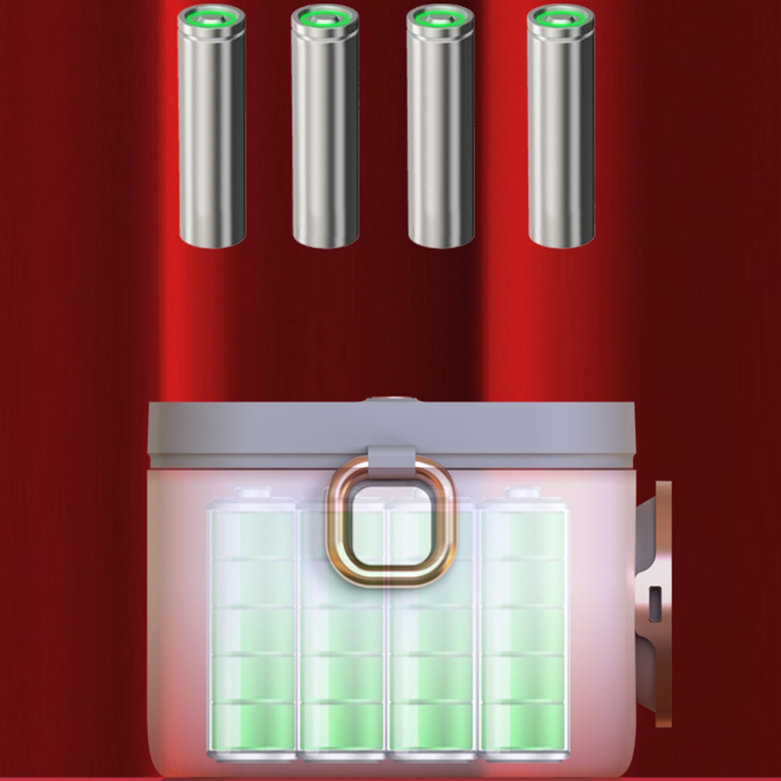 Fiambrera portátil con calefacción eléctrica, recargable por USB, sin agua, 16000 mAh, calentador de alimentos, recargable por USB, calentador de alimentos eléctrico, a prueba de fugas