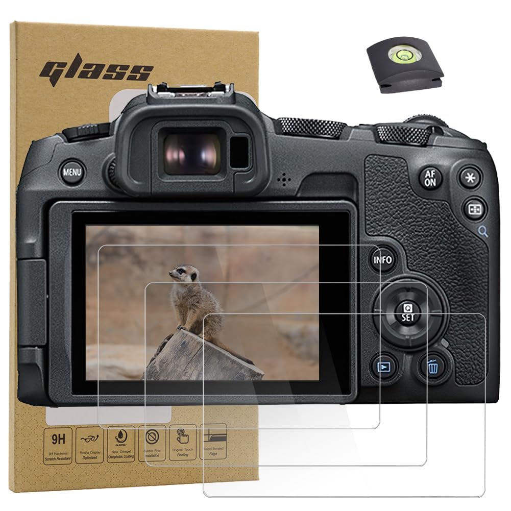 Screen Protector compatible with Canon EOS R8 / R50, Tempered Glass Anti-scratches Camera Protective Film (3 Pack)