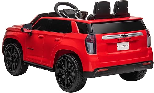Miniatura 4 de DAKOTT Chevy Tahoe SUV eléctrico con batería para niños, con potentes motores duales y batería grande, control remoto parental, suspensión de