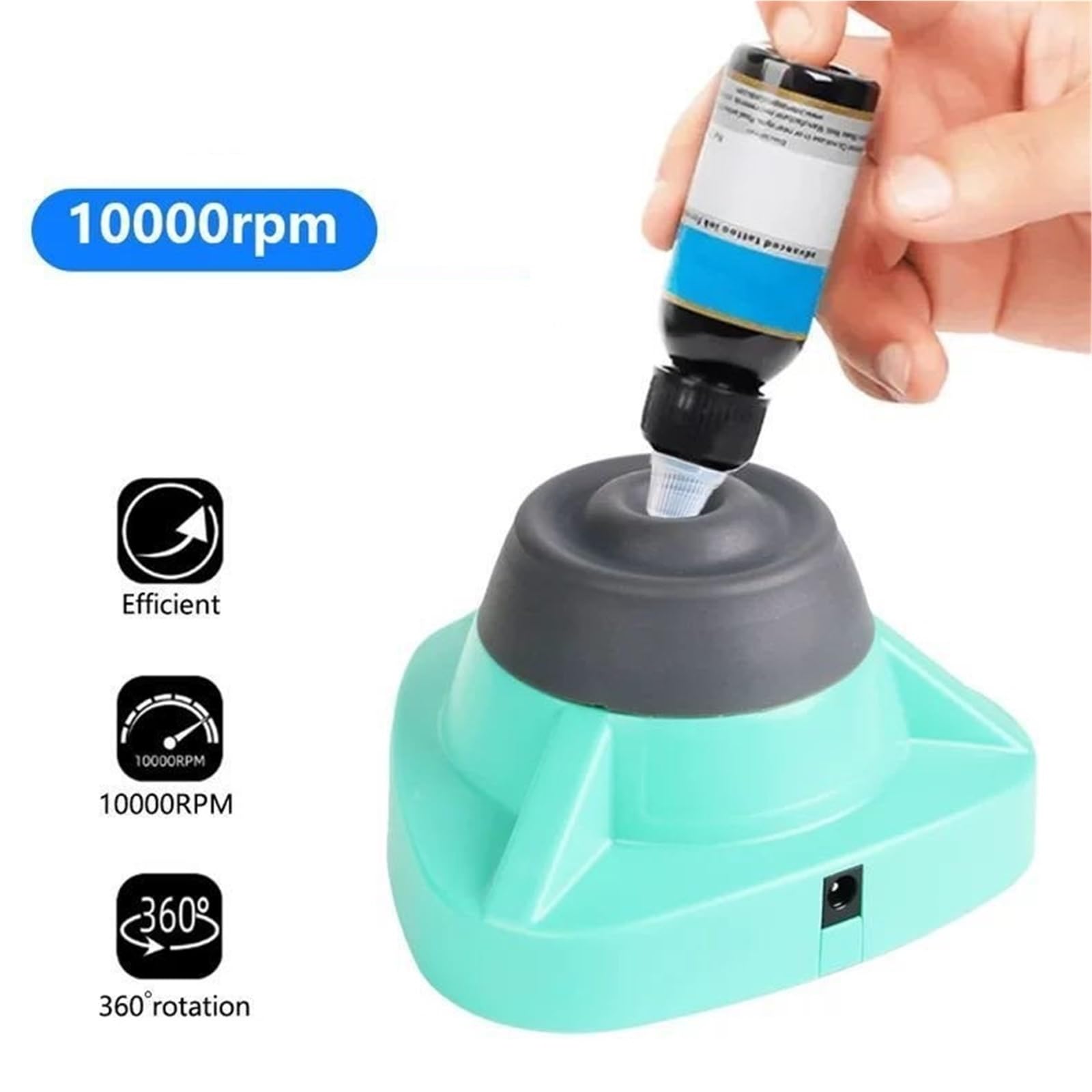 Homogeneizador, Mezclador Homogeneizador Mini Agitador Orbital De Velocidad Variable Para Muestras Botellas Reactivo,para laboratorio(Green)