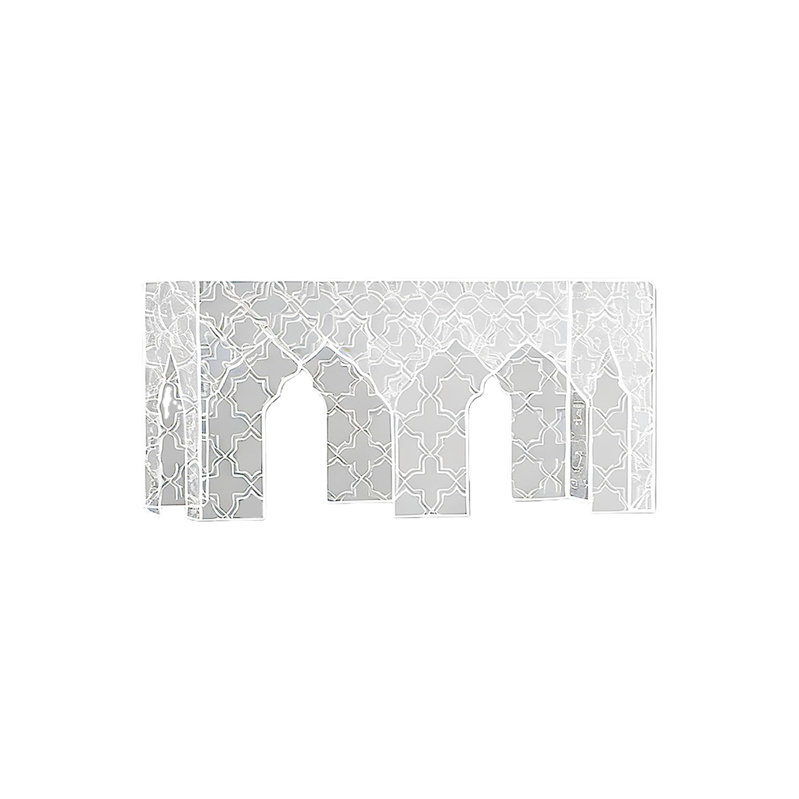 Arabic Transparency Acrylic Serving Tray Storage Rack Elegant Display Stand for Dates and Dessert Middle Eastern Fashion Treat Tray