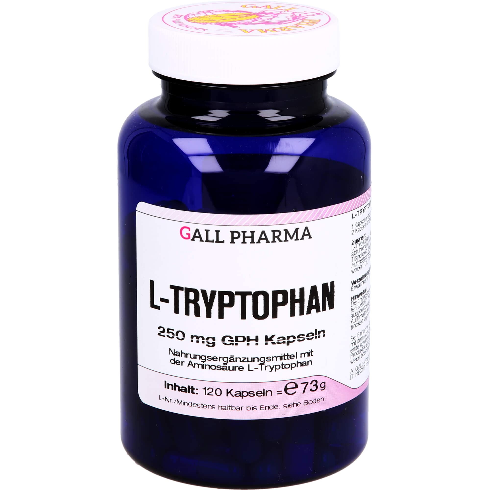 L-TRYPTOPHAN 250 mg Kapseln 120 St