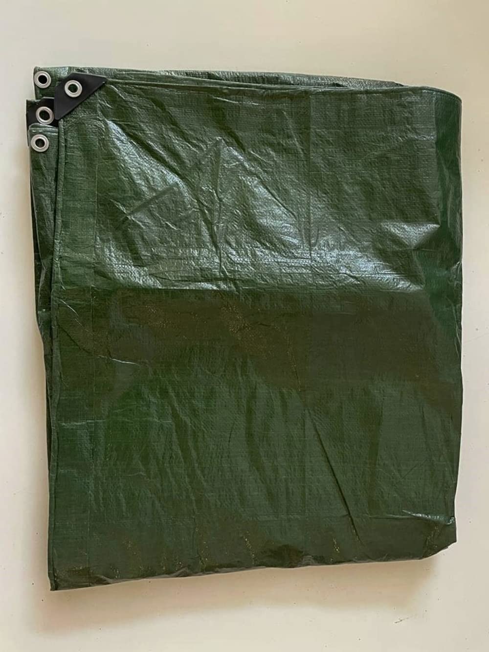 Mugar-Toldo/Lona Verde de Polietileno de 120g/m2 Impermeable, para Camping, protección de vehículos, Muebles de jardín, leña, Obras y Otros usos. (8x12m)
