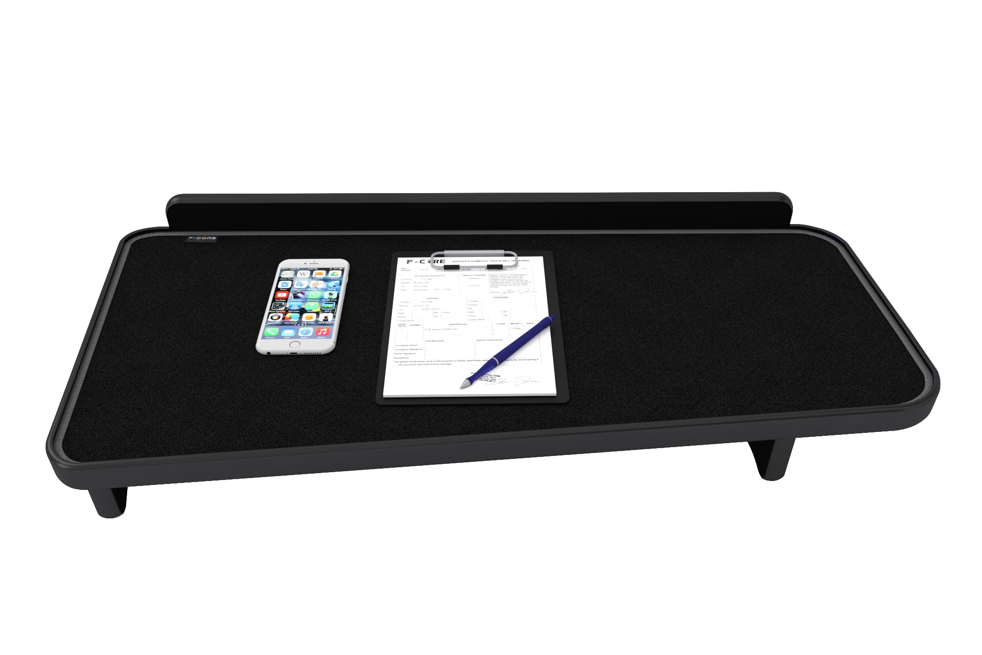 F-CORE Tablettes Tableau de Bord Camion compatibilité pour Scania S NEXTGEN R NEXTGEN 01.17- Droite Gris
