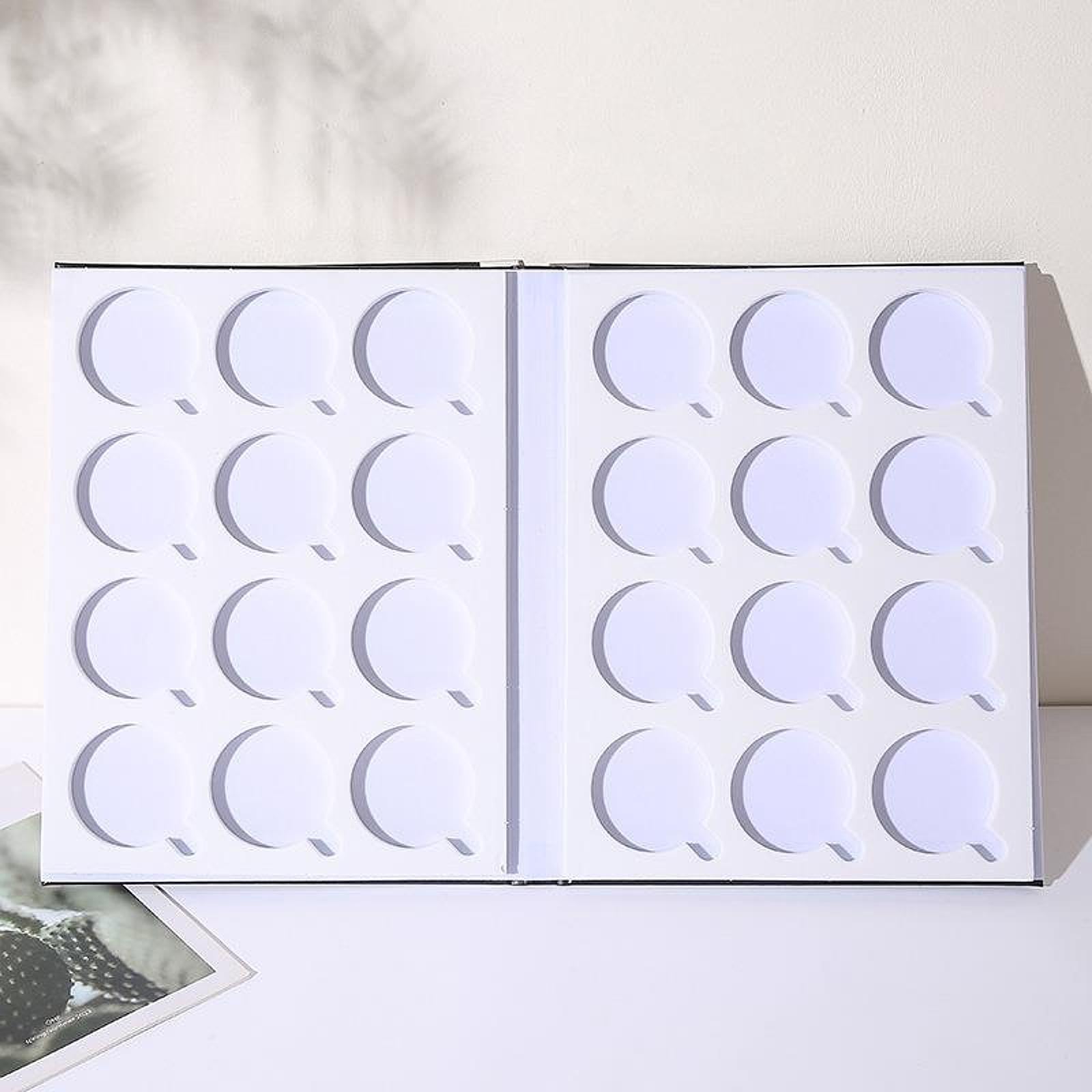 Amagogo Vassoio porta lenti a libro per occhiali da sole, 24 scomparti, custodia per lenti da, organizer per