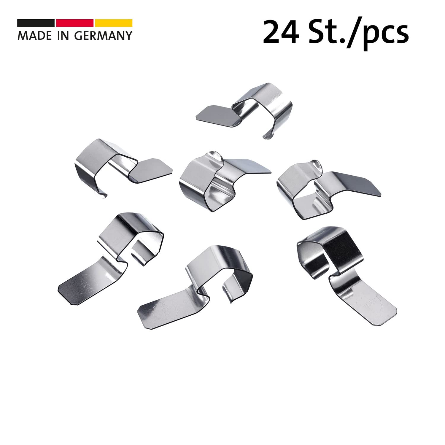 Westmark 24 Jar clips/clamps, Suitable for All Round Preserving Jars Steel, 407522E3, Silver - Image 2