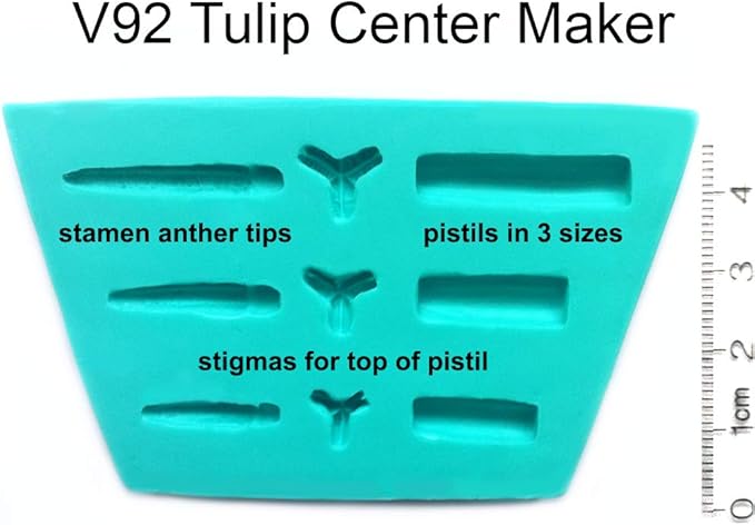 Molde de Silicona para Centro de Tulipán WSA miniatura 2