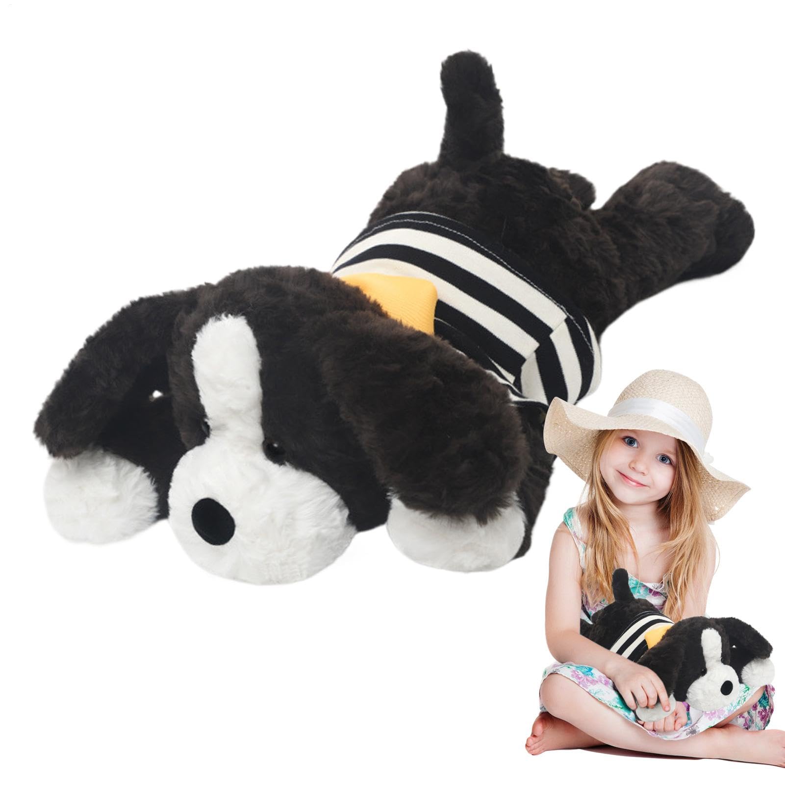 Chien en peluche jouet doux et confortable de 45 cm doudou