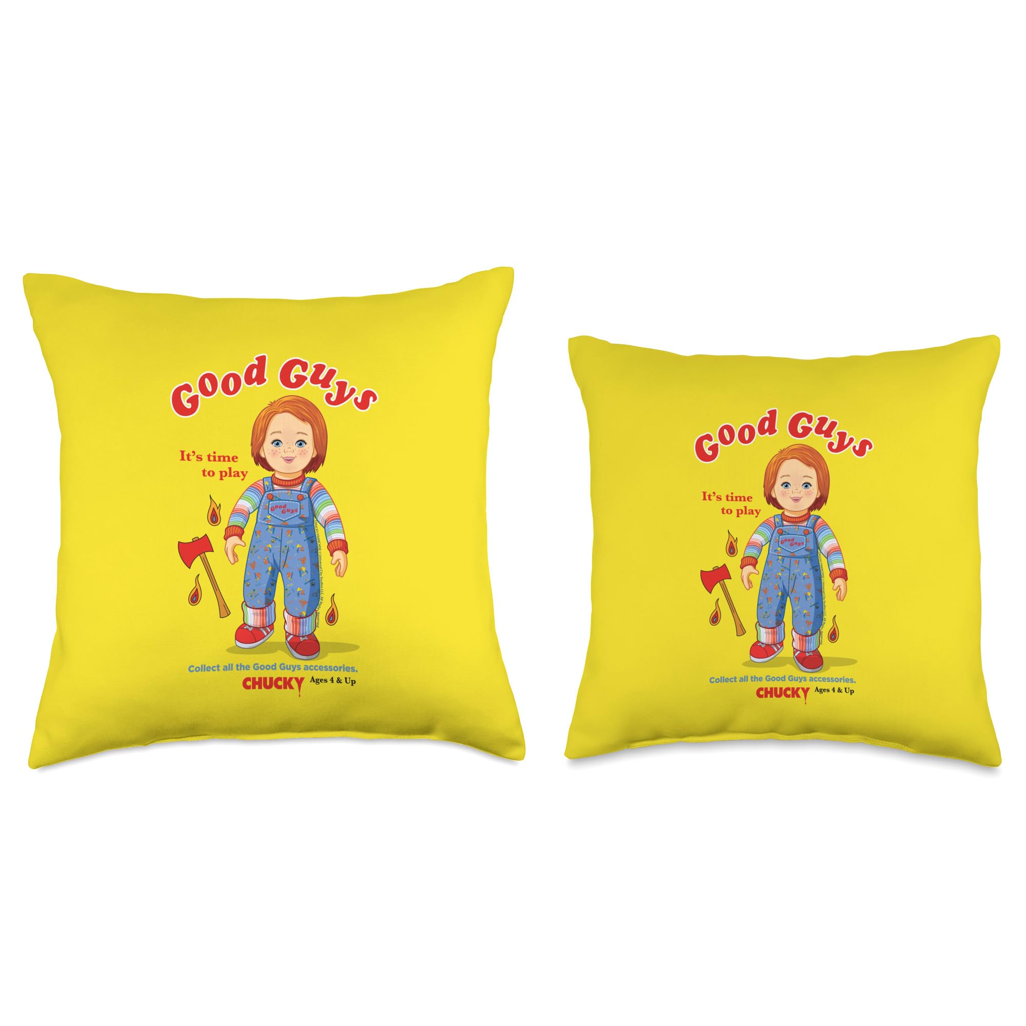 Amazon.com: Chucky Collect All The Good Guys Accessories Throw 