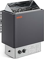 Vista 13 de VEVOR - Calefactor de sauna, estufa eléctrica de sauna de 220V, calentador de baño de vapor sauna con temporizador de 3h y temperatura ajustable