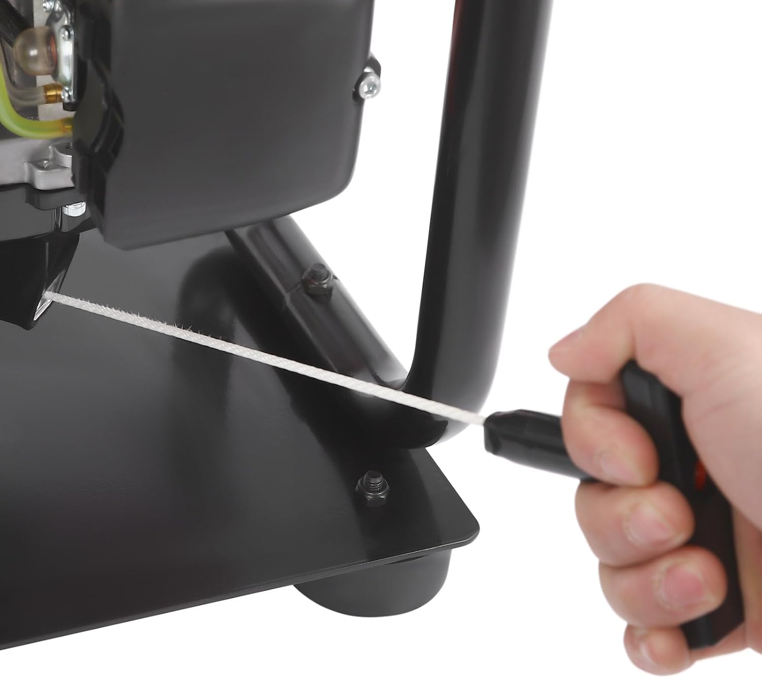 9.4In Wood Splitter, 64CC 2-Stroke Log Splitter Gas Powered Wood Splitter with Air Cooling 2500W Gasoline Firewood Splitter for Firewood Splitting and Forestry Harvesting Manual Start