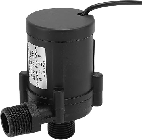 Miniatura 3 de Drfeify Bomba sumergible para piscina de peces, motor sin escobillas de 24 V, tarifa de 1000 lh para acuarios y estanques