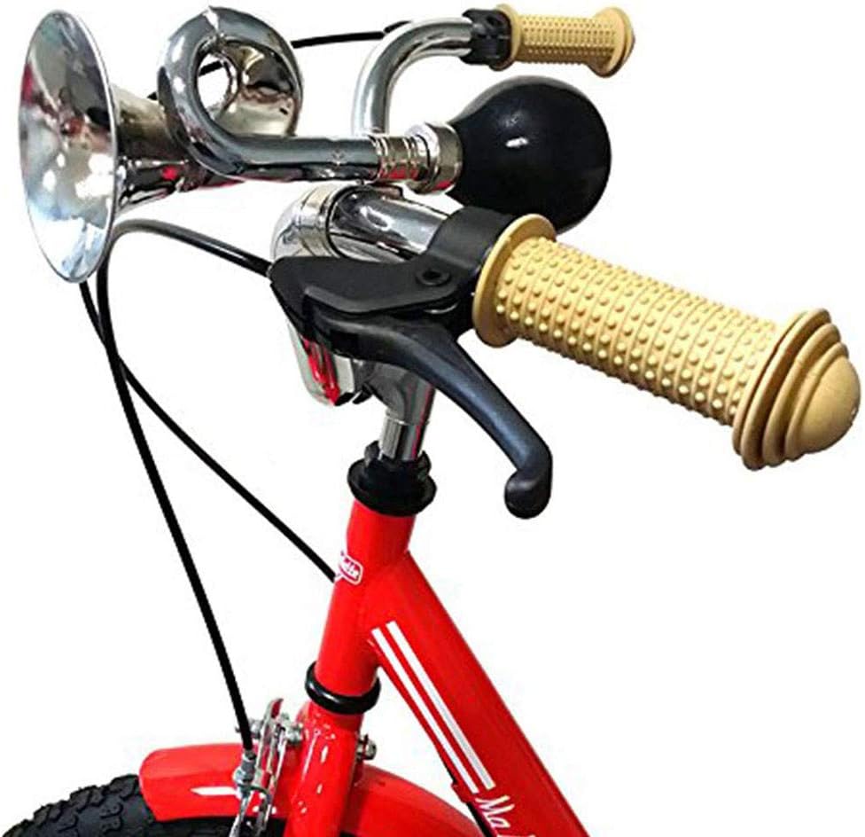 HINDFIELD Bike Bicycle Cycling Metal Air Horn Vintage Metal Twist Loudspeaker Siren Hooter Bell Bugle Trumpet Honking Bulb Horn