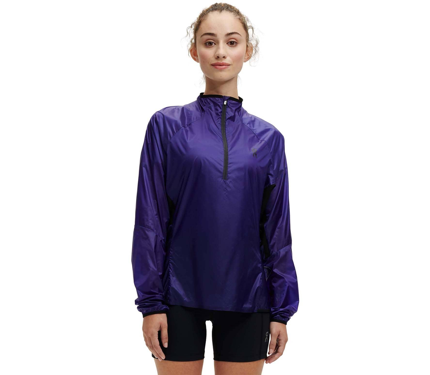 on Women Blue Polymide Jacket Jacket-picture-24