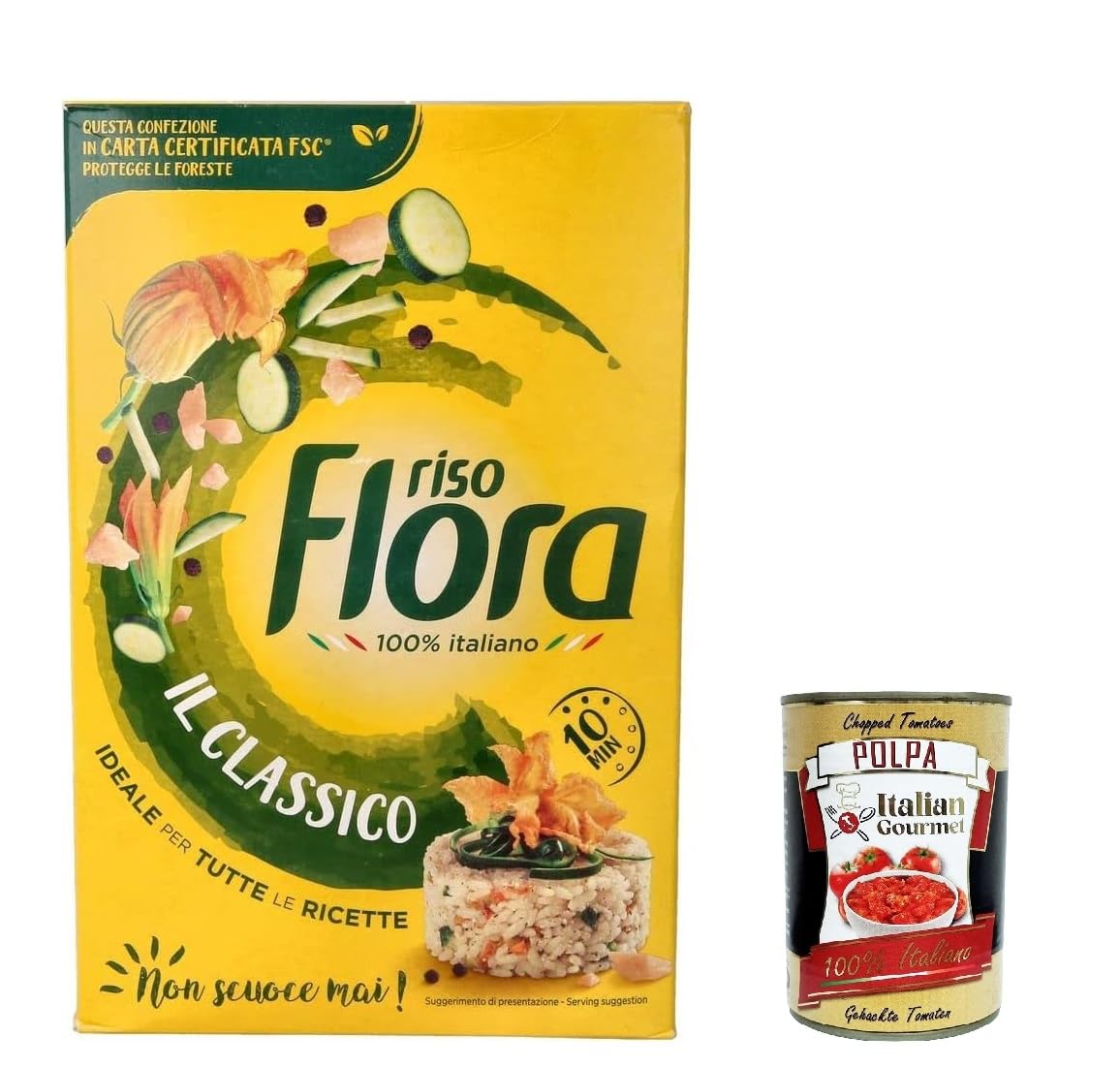 Italian Gourmet Riso Classico, 100% italienischer Reis fein, 12 x 1000g