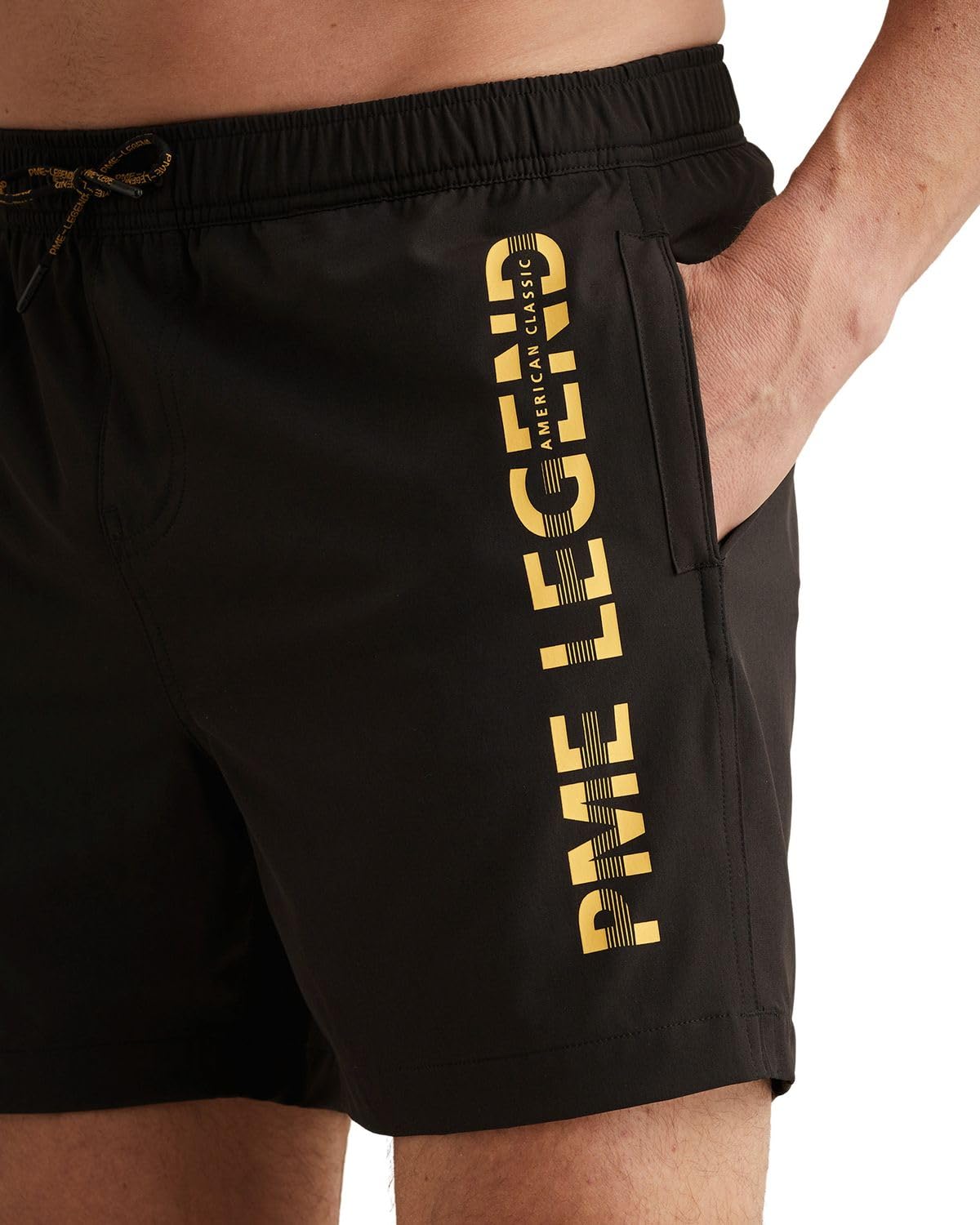 PME Legend Herren Badehose Badeshort AIRFRAME Swimshorts Big Logo Print