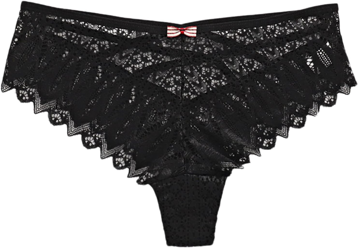 Womens Sexy Underwear Briefs Exotic Criss Cross Lace Trim Low Rise Cheeky Bikini Panties Stretch Breathable Thongs