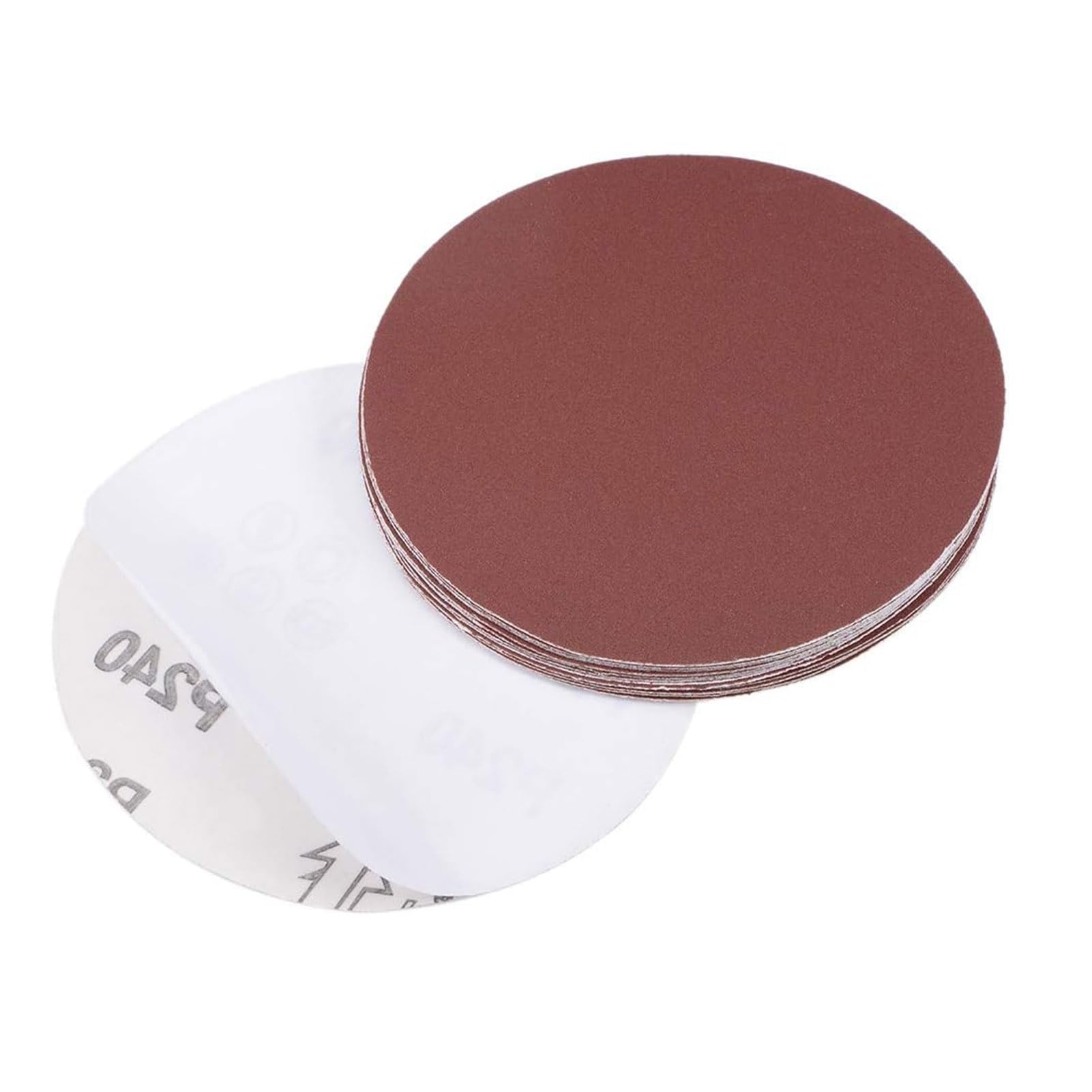 60 PCS 5" PSA Sanding Discs-10 Each Of 80, 100, 120, 180,240, 400 Grit - 5 Inch Self Adhesive Stickyback Sandpaper Discs For DA Sander, Sand - View #6