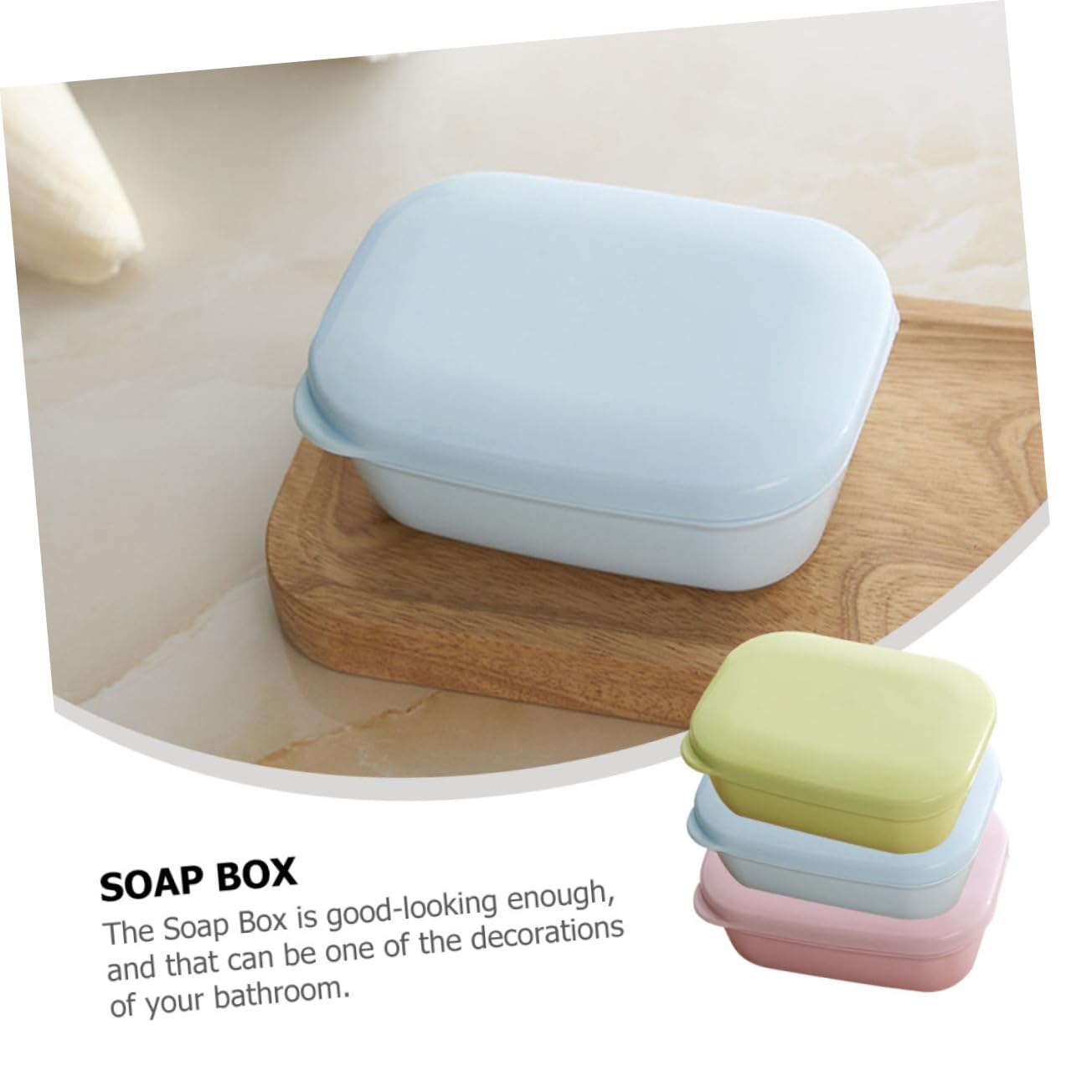 BESTOYARD 15piezas Contenedor De Jabón De Viaje con Tapa Caja De Jabón y Portátil para Baño y Exterior