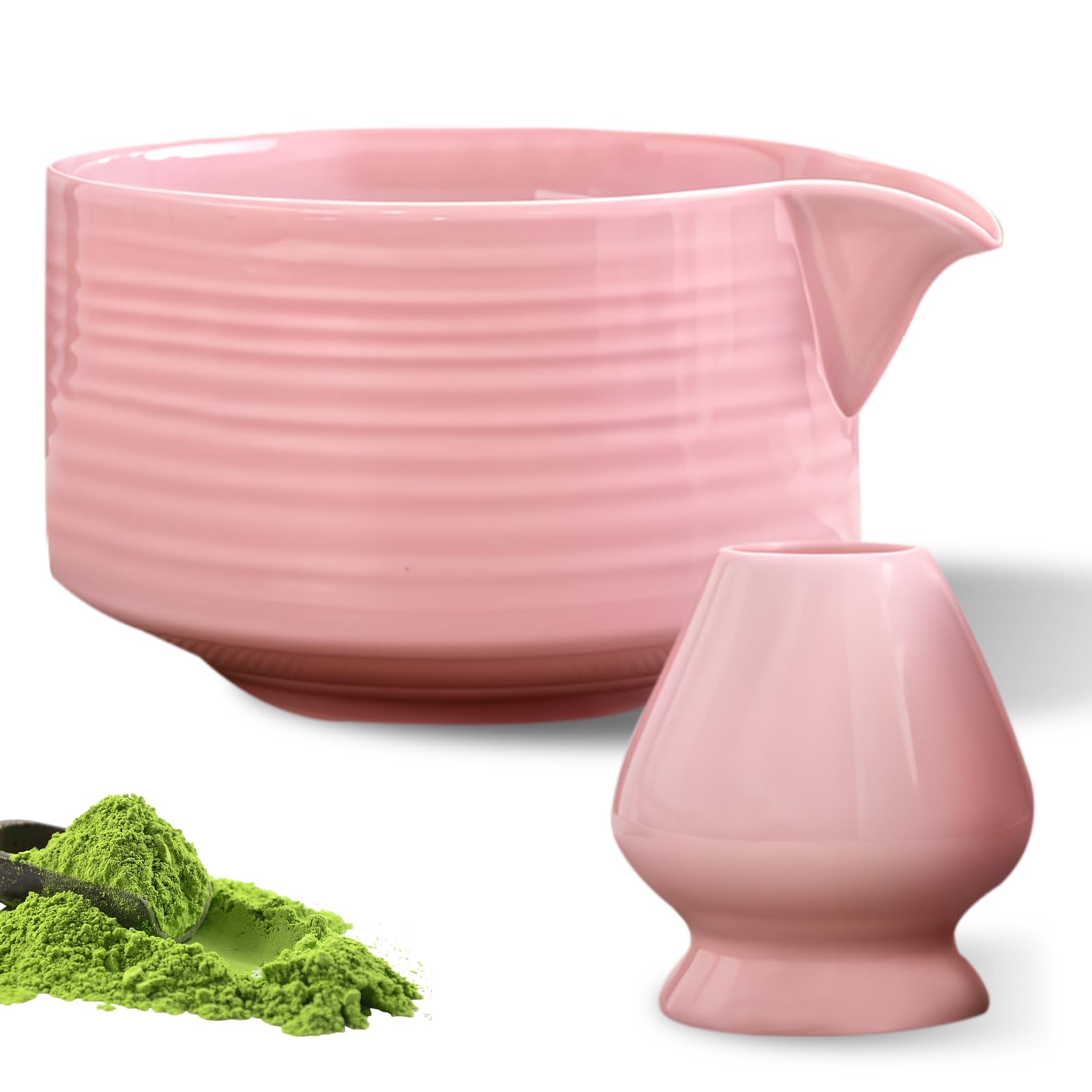 Bol Japonais Suribachi En Céramique Avec Bec Verseur - SOSOGIGUCHI - Bleu Et Blanc