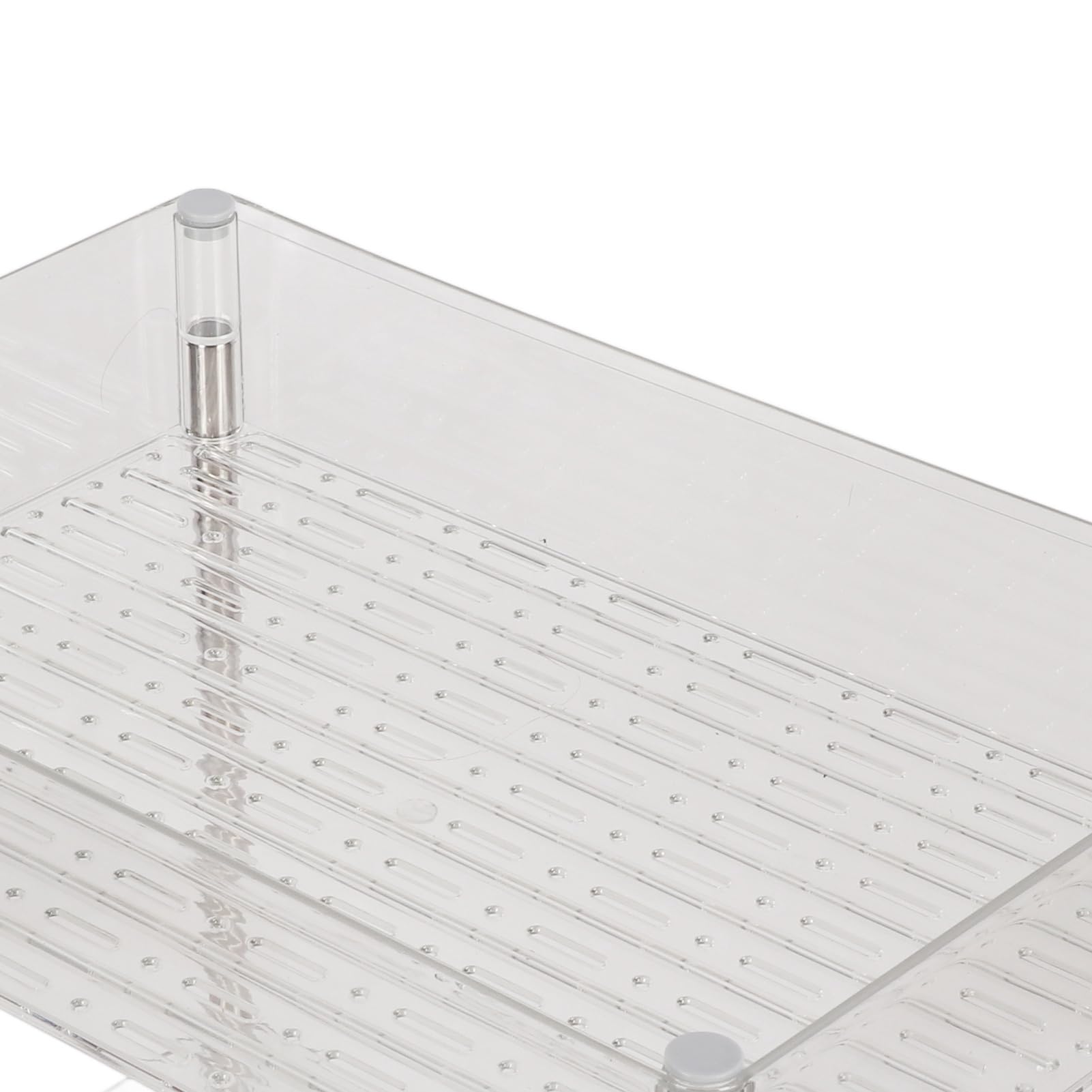 Carrito para Cambiar Pañales para bebé, Organizador de Almacenamiento Móvil de 4 Capas para Artículos Esenciales para Recién Nacidos, Material PET, 13,8x9,1x33,9 Pulgadas