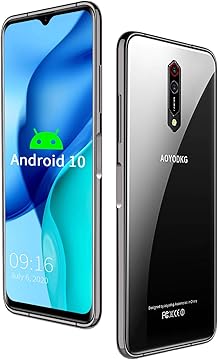 Mobile Phone 4G Android 10 Smartphone Unlocked Octa Core 6 GB RAM 64 GB ROM 256 GB 6 52 Inch FHD Display 8 MP 16 MP Dual Camera Global Version Dual SIM Free Mobile Phones Face Touch ID