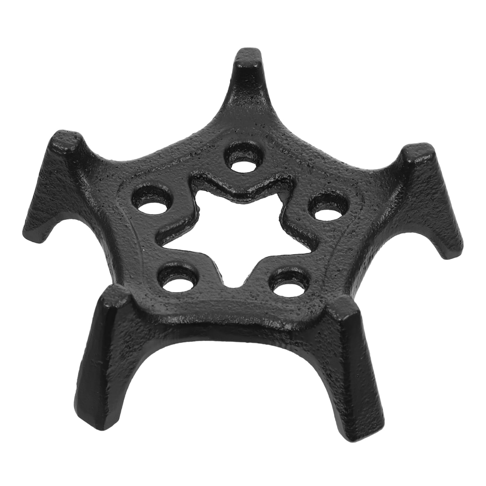 LABRIMP Vintage Pointed Star Iron Teapot Stand - Holder for Tearoom Home and Outdoor Use Stable Base Design to Protect for Tea