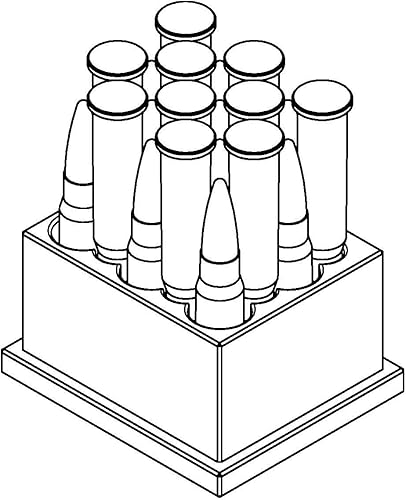 REPACKBOX 30-30 Winchester - Bandeja de munición de carga rápida con capacidad para 20 rondas, reutilizable