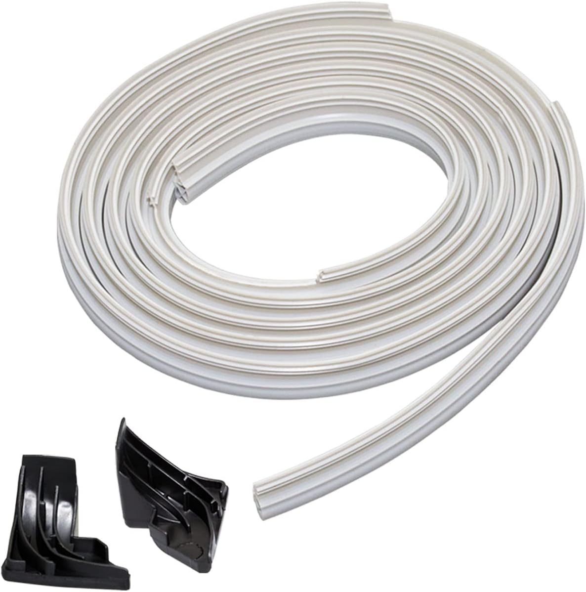 FBULWSECWD08X10057 Dishwasher Door Gasket Seal with Right WD8X227 & Left WD8X228 Tub Corner Baffle Compatible With GE Dishwasher Air Handler PS958908 WD08X10014