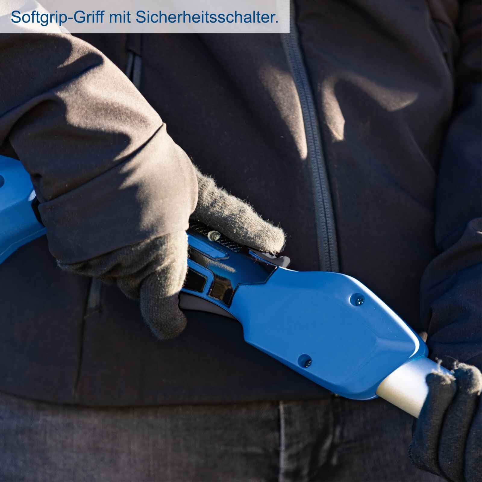 Scheppach Batería multifunción C-PHTS410-X 2 en 1 | Longitud de corte cortasetos y podadora 410/180 mm | Correa de hombro y barra telescópica | Serie IXES 20V-IXES | 10 años de garantía | con batería