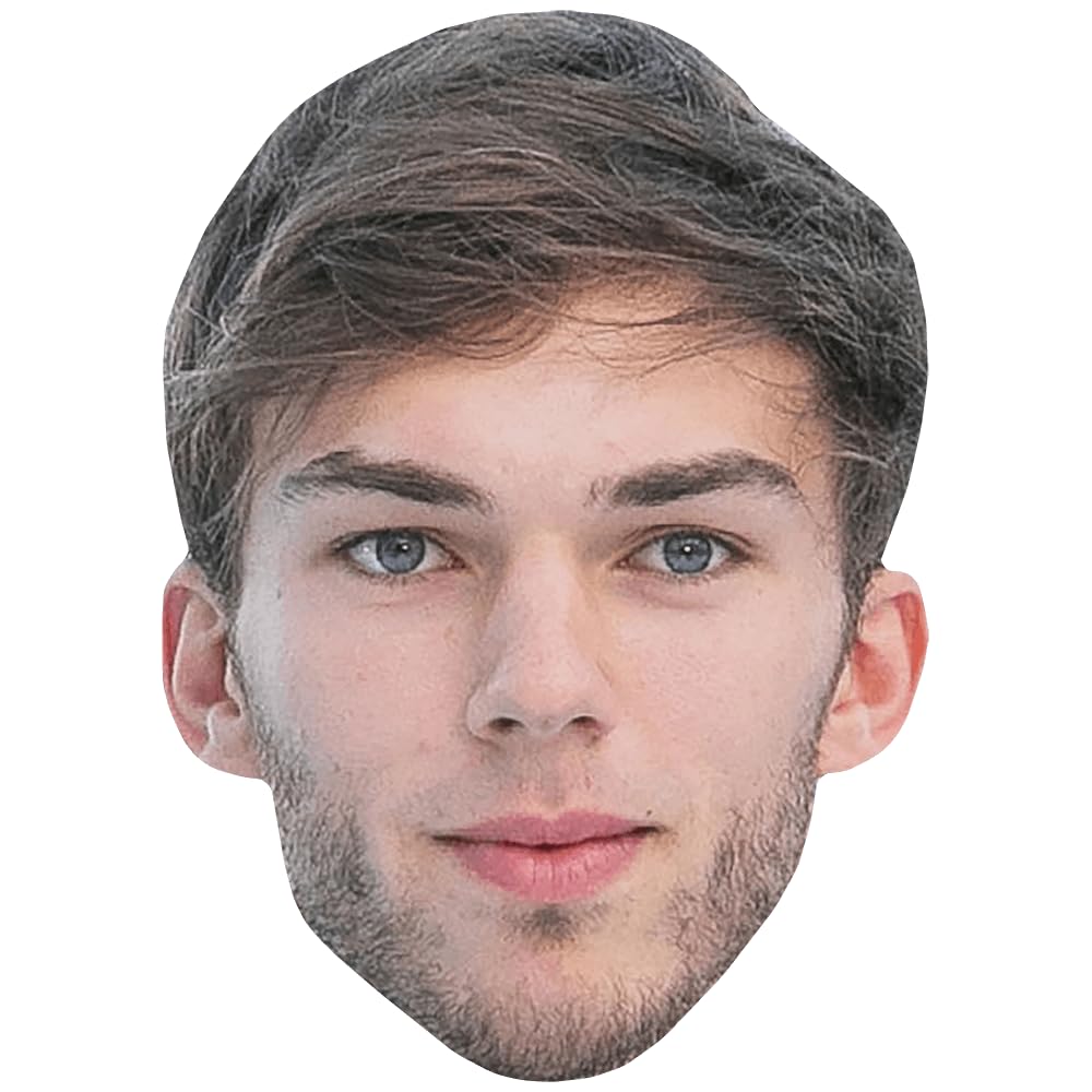 Pierre Gasly (Beard) Celebrity Mask, Flat Card Face, Fancy Dress Mask