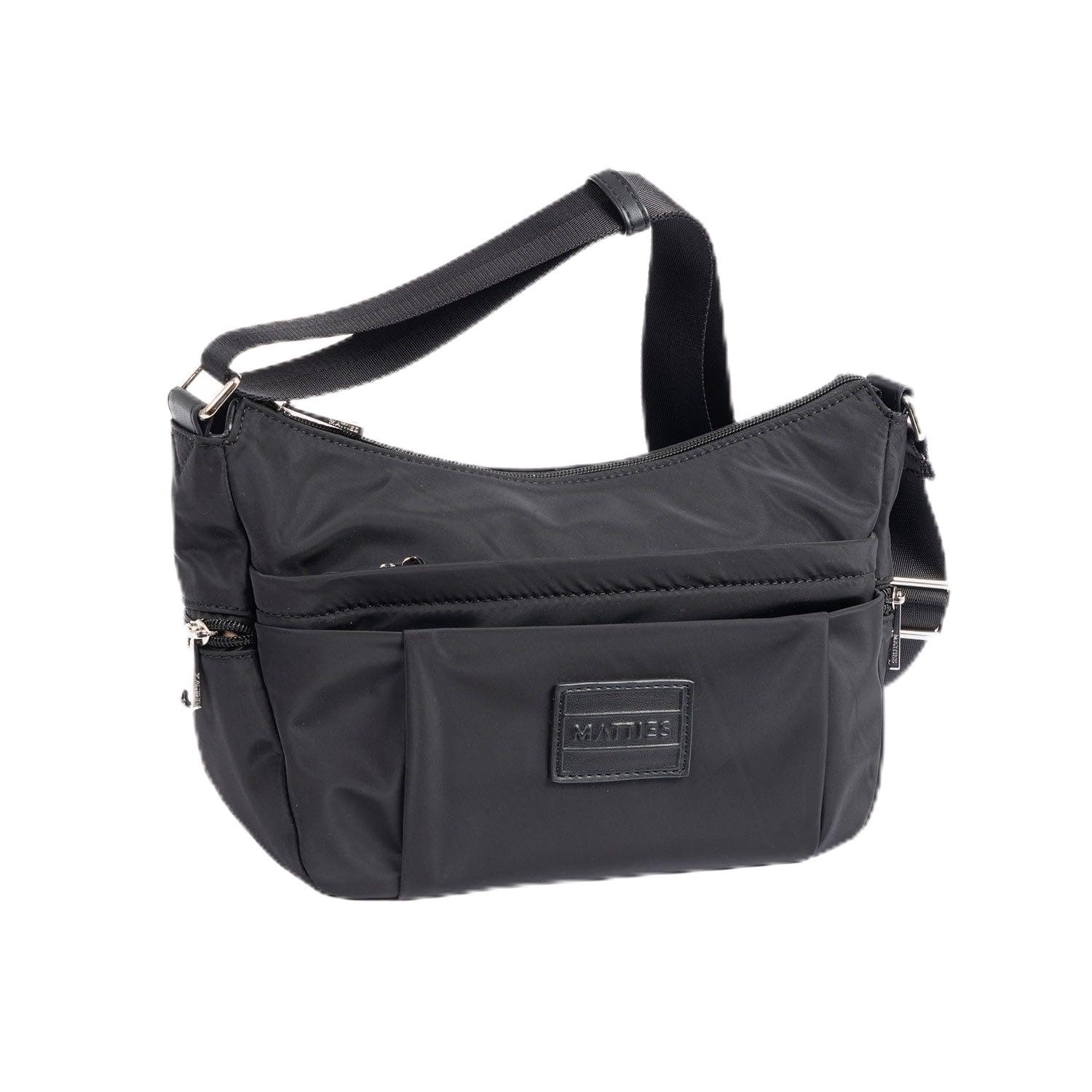 MATTIES Women's Jenna Bags, Black/White, 12cm x 25,5cm x 19cm
