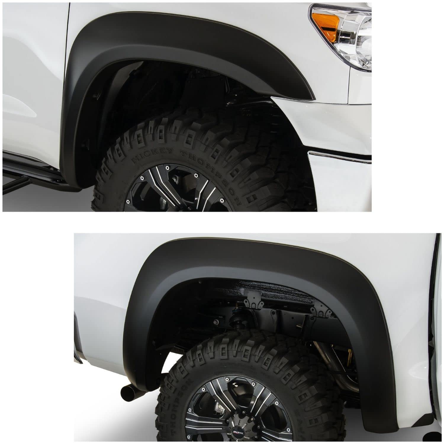 Photo 1 of *only two pieces* Bushwacker Extend-A-Fender Extended Front & Rear Fender Flares | 4-Piece Set