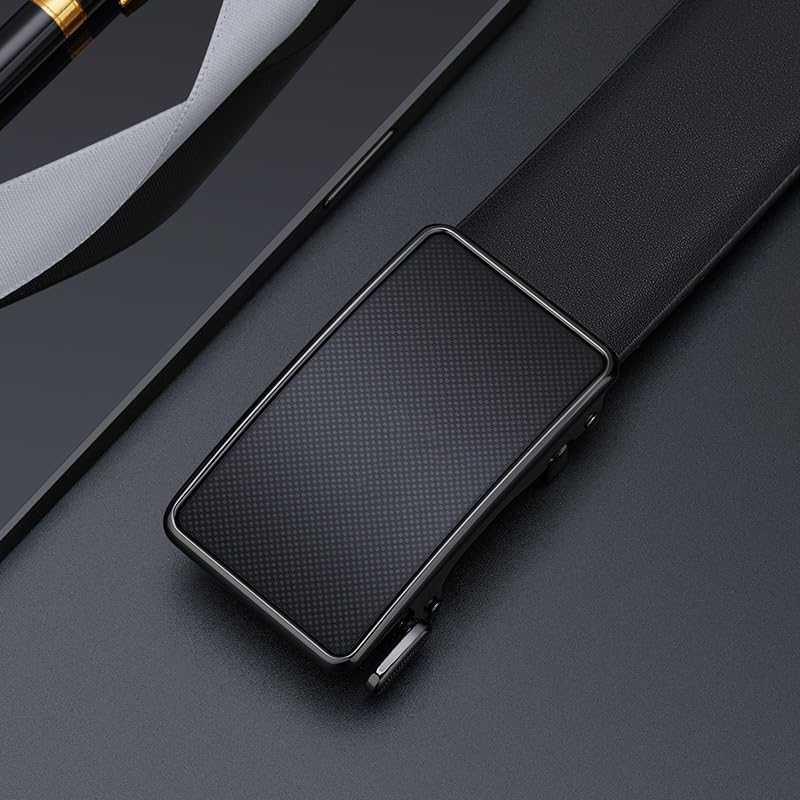 JSEIAJB Genuine Leather Belt for Men Cowhide Belt for Men Business and Leisure Belt for Men(110cm)4