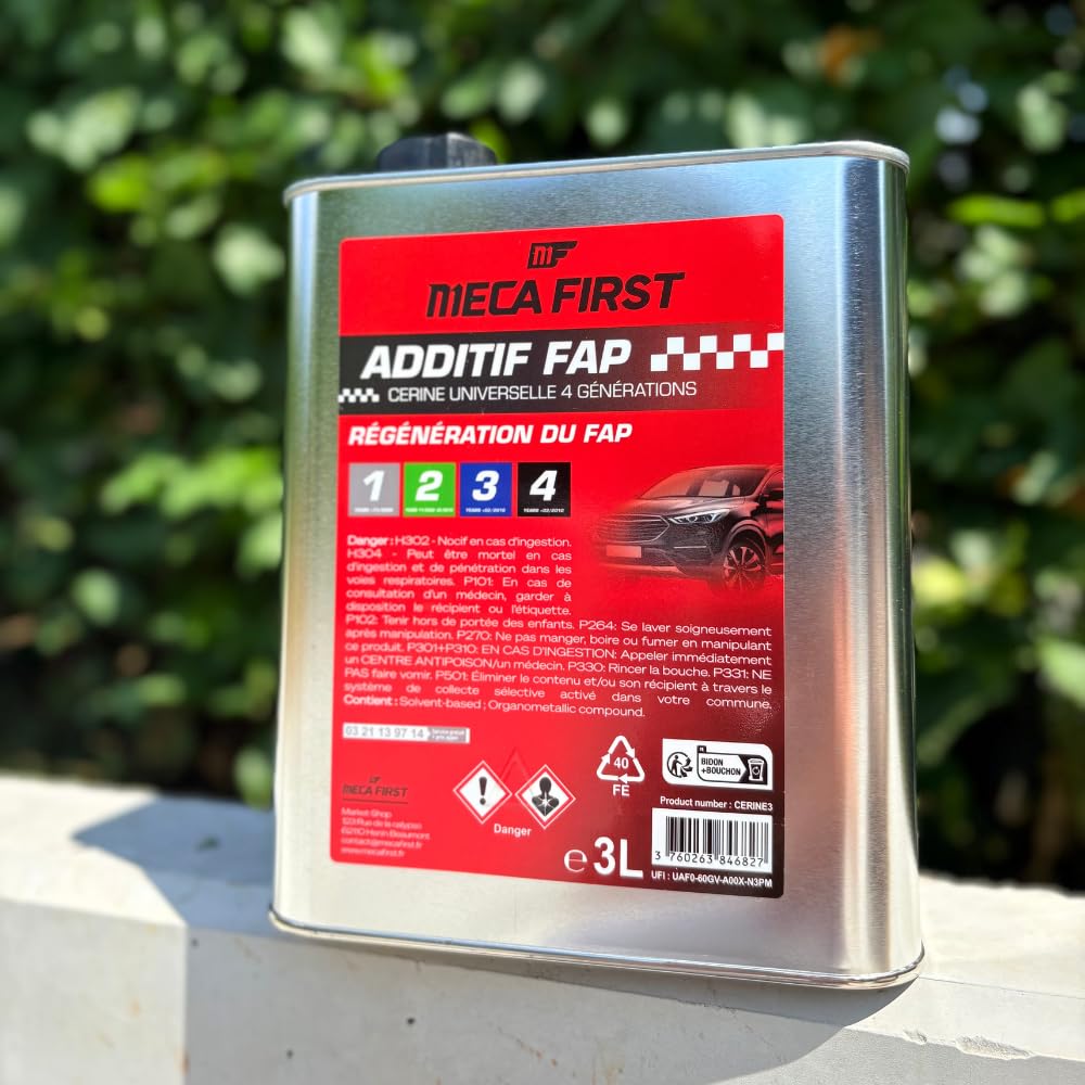 Cérine universelle additif fap avec kit de remplissage 3L MECA FIRST