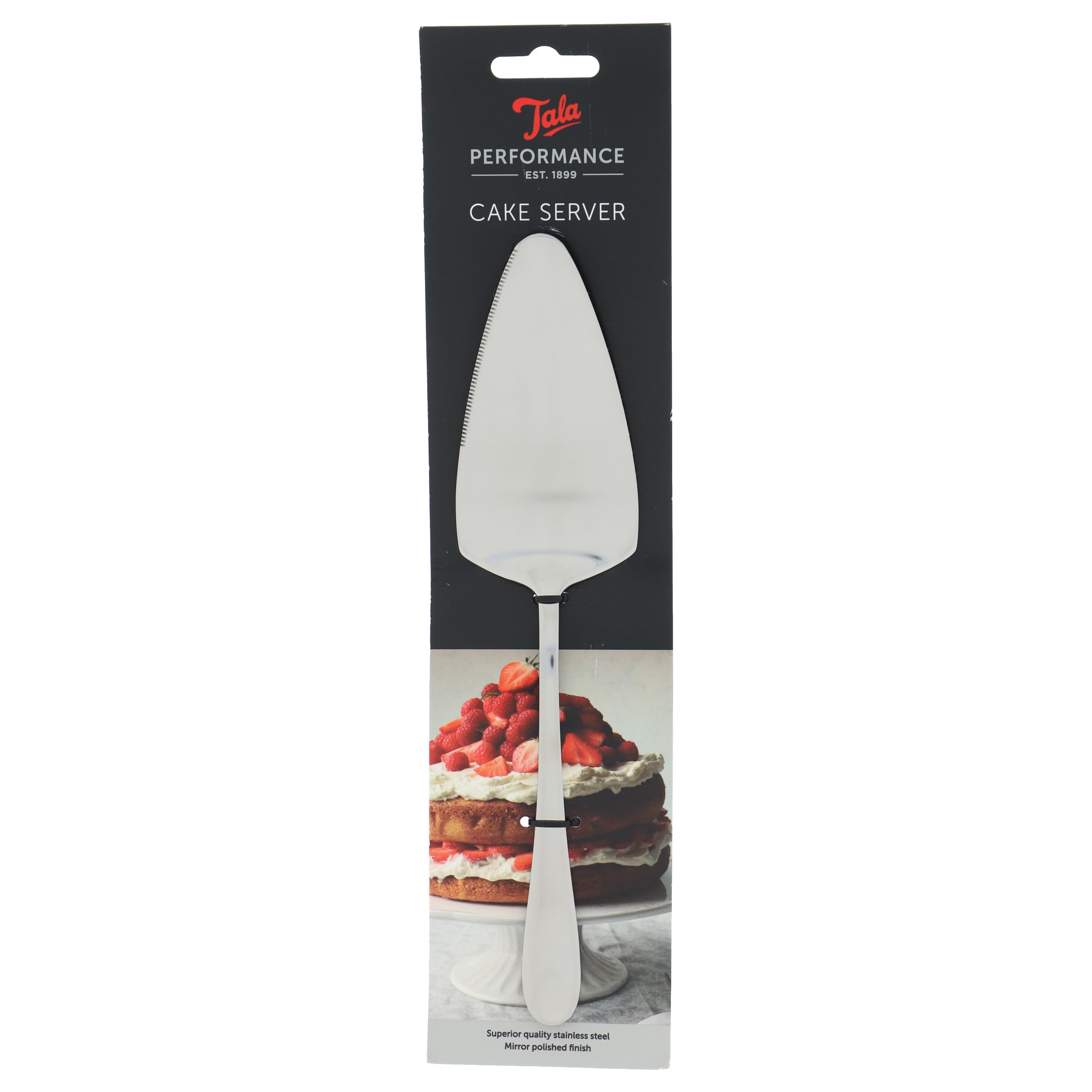 Tala Performance Stainless Steel Cake Server, Stainless Steel, Mirror Polish Finish, Dishwasher Safe, Metallic Silver