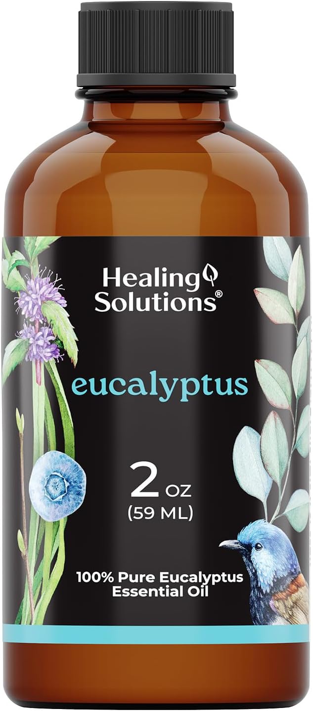 Healing Solutions Eucalyptus Essential Oil – 2 Fluid Ounces