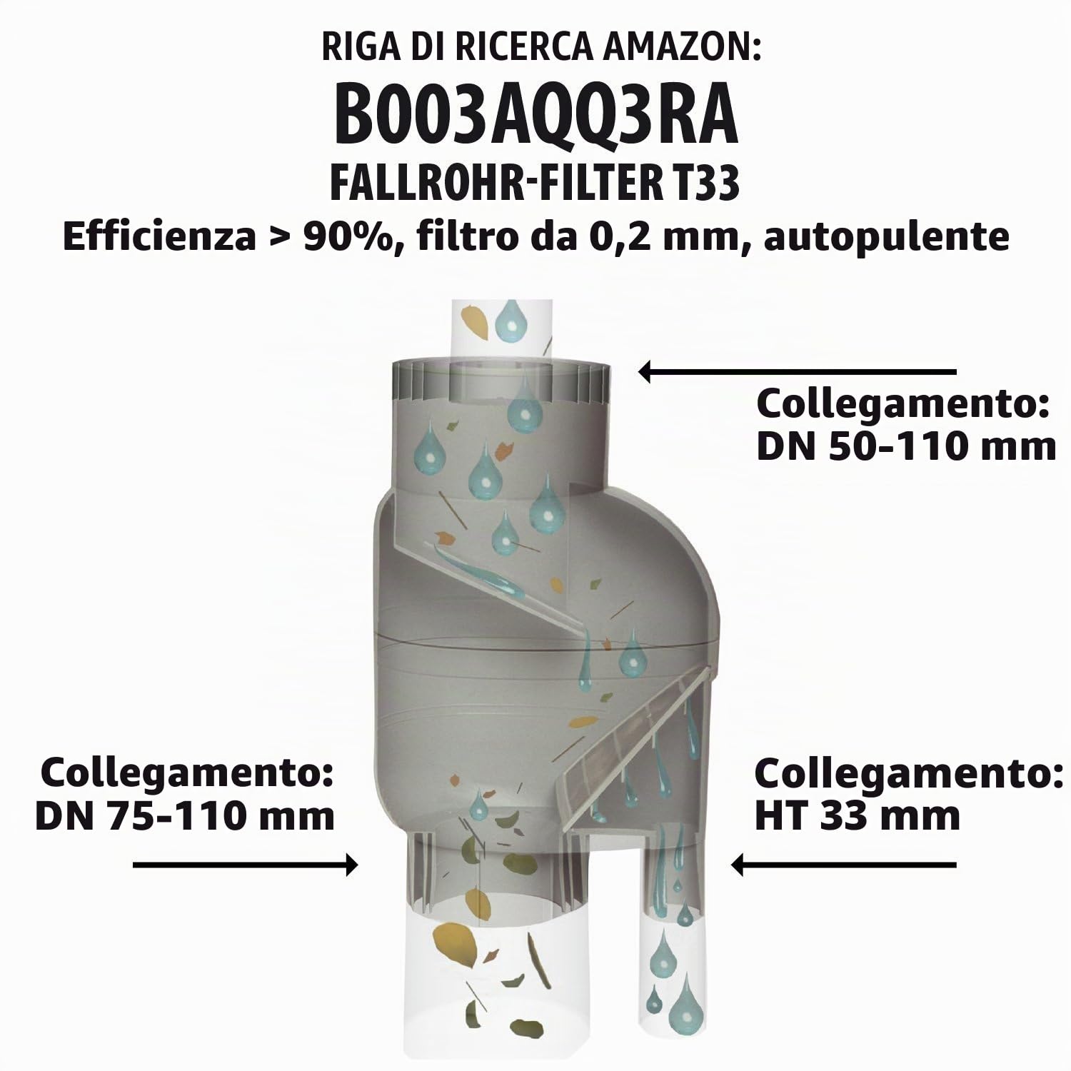 BARILE PER ACQUA PIOVANA 240l CONTENITORE PER ACQUA PIOVANA 240 l RECIPIENTE PER COLLETTORE GRONDAIA