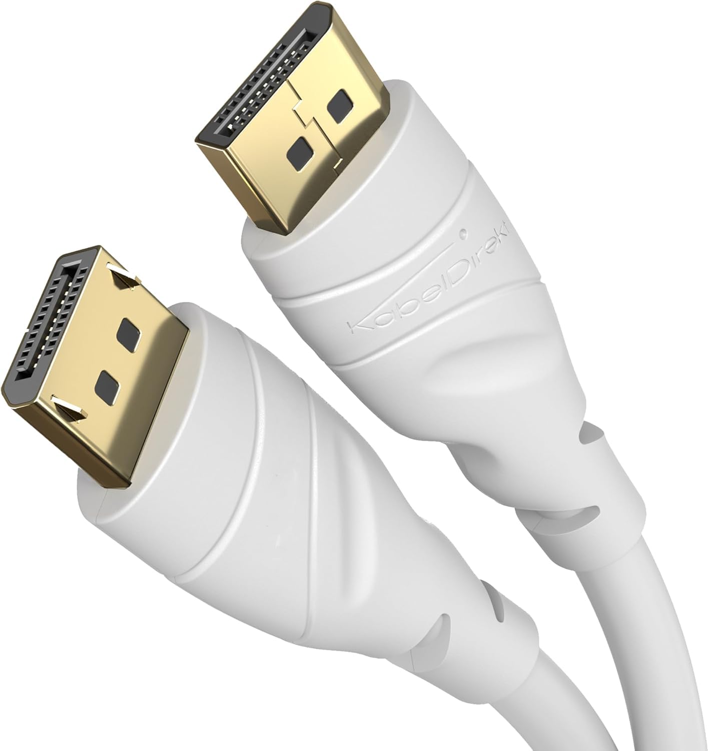 KabelDirekt – 4K & 8K DisplayPort Cable – 3m, white