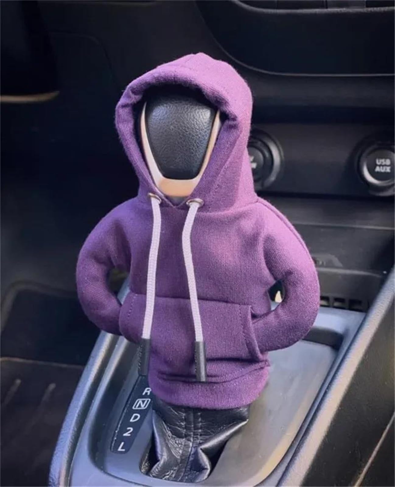 Lot De 6 Housses De Protection Pommeau Levier De Vitesse Voiture - Sweat à Capuche Universel Multicolore