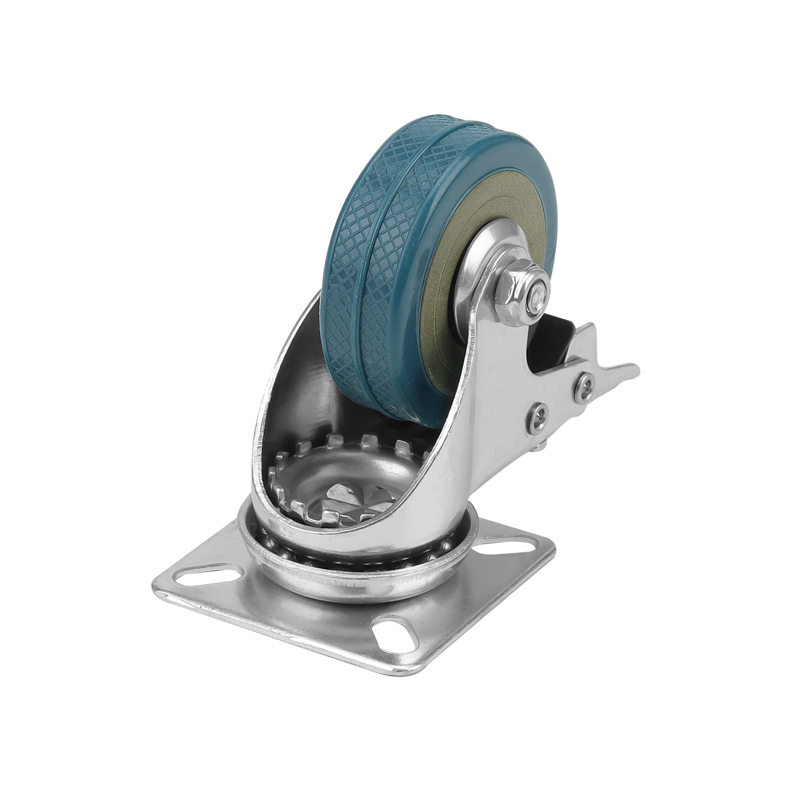 JAPCHET Lot de 12 roulettes pivotantes de 5,1 cm avec 48 vis, 50 kg