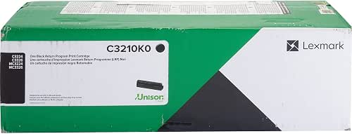Lexmark C/MC3224, 3326, 3426 Black Return Program 1.5K Print Cartridge