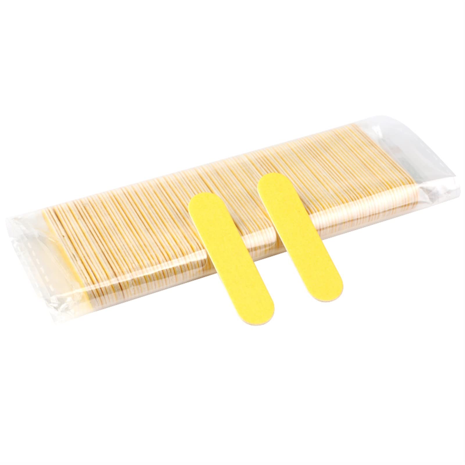 Kit per la Cura delle Unghie Emery Boards con Nail Tampone di Carta vetrata for Legno da 500 Pezzi Mini Lima for Unghie Tampone di Legno for levigatura